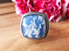 Load image into Gallery viewer, Plume Agate Doublet Ring or Pendant (Choose Your Size)