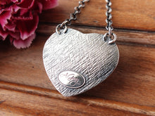 Load image into Gallery viewer, Laguna Lace Agate Heart Necklace