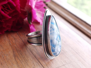 Plume Agate Doublet Ring or Pendant (Choose Your Size)