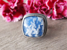 Load image into Gallery viewer, Plume Agate Doublet Ring or Pendant (Choose Your Size)