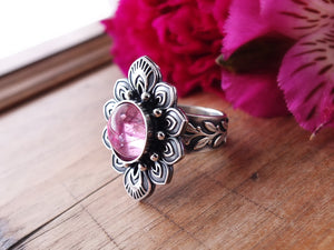 Pink Tourmaline Ring or Pendant (Choose Your Size)