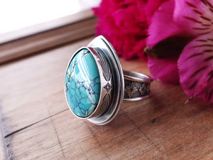 Hubei Turquoise Ring or Pendant (Choose Your Size)