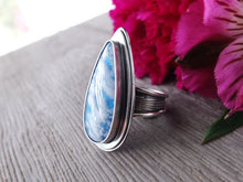 Load image into Gallery viewer, Plume Agate Doublet Ring or Pendant (Choose Your Size)