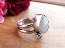 Load image into Gallery viewer, Rainbow Moonstone Ring or Pendant (Choose Your Size)