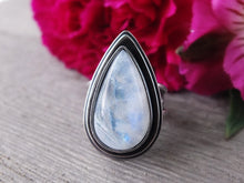 Load image into Gallery viewer, Rainbow Moonstone Ring or Pendant (Choose Your Size)