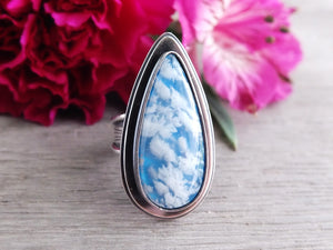 Plume Agate Doublet Ring or Pendant (Choose Your Size)