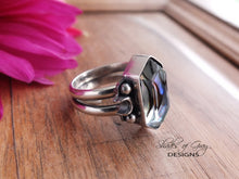 Load image into Gallery viewer, Abalone and Quartz Doublet Ring or Pendant (Choose Your Size)