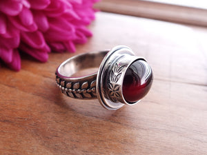 Garnet Ring or Pendant (Choose Your Size)