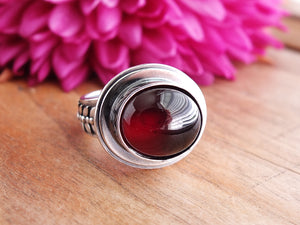 Garnet Ring or Pendant (Choose Your Size)