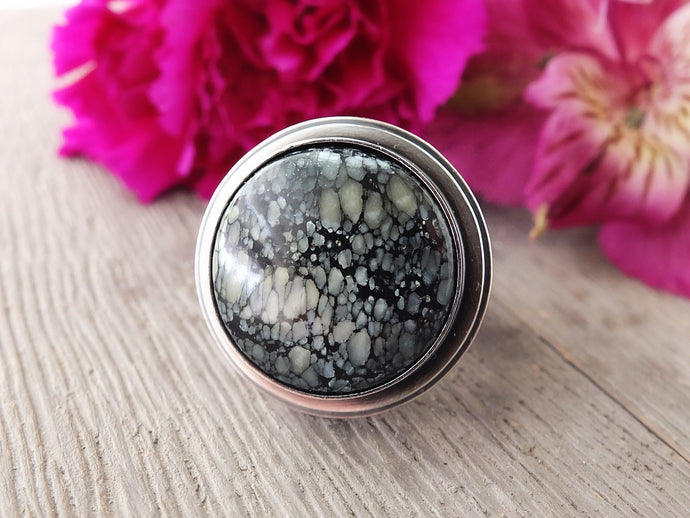 Luna Oscura / Dark Moon Stone Ring or Pendant (Choose Your Size)