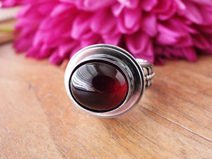 Garnet Ring or Pendant (Choose Your Size)