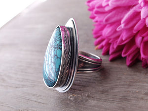 Webbed Turquoise Ring or Pendant (Choose Your Size)