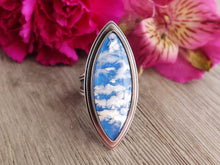 Load image into Gallery viewer, Plume Agate Doublet Ring or Pendant (Choose Your Size)