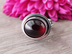 Garnet Ring or Pendant (Choose Your Size)