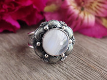 Load image into Gallery viewer, Rainbow Moonstone Ring or Pendant (Choose Your Size)