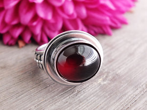 Garnet Ring or Pendant (Choose Your Size)