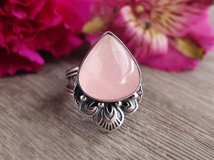 Morganite Ring or Pendant (Choose Your Size)