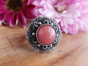 Guava Quartz Ring or Pendant (Choose Your Size)