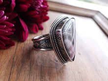 Load image into Gallery viewer, Parcelas/Purple Passion Agate Ring or Pendant (Choose Your Size)