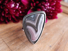 Load image into Gallery viewer, Parcelas/Purple Passion Agate Ring or Pendant (Choose Your Size)