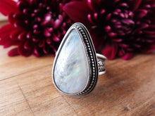 Load image into Gallery viewer, Rainbow Moonstone Ring or Pendant (Choose Your Size)