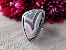 Load image into Gallery viewer, Parcelas/Purple Passion Agate Ring or Pendant (Choose Your Size)