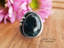 Load image into Gallery viewer, Grandidierite &amp; Quartz Ring or Pendant (Choose Your Size)