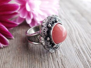 Guava Quartz Ring or Pendant (Choose Your Size)