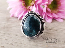 Load image into Gallery viewer, Grandidierite &amp; Quartz Ring or Pendant (Choose Your Size)