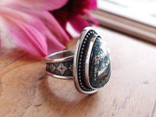 Load image into Gallery viewer, Persian Turquoise w/ Pyrite Ring or Pendant (Choose Your Size)