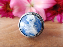 Load image into Gallery viewer, Plume Agate Doublet Ring or Pendant (Choose Your Size)