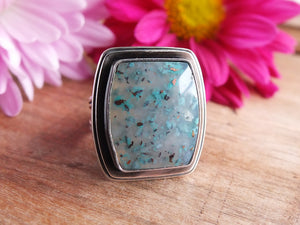 Confetti Chrysocolla Ring or Pendant (Choose Your Size)