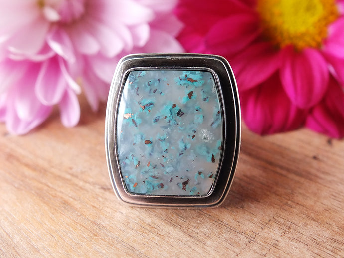 Confetti Chrysocolla Ring or Pendant (Choose Your Size)