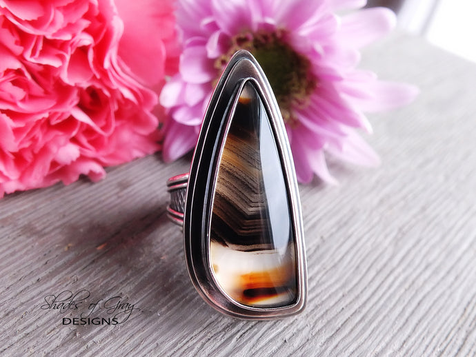 Montana Agate Ring or Pendant (Choose Your Size)