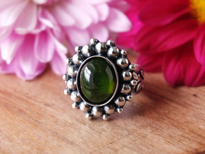 Green Tourmaline Ring or Pendant (Choose Your Size)