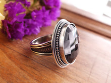 Load image into Gallery viewer, Rose Cut Black Onyx Ring or Pendant (Choose Your Size)
