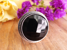 Load image into Gallery viewer, Rose Cut Black Onyx Ring or Pendant (Choose Your Size)