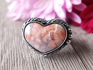 Cotton Candy Agate Ring or Pendant (Choose Your Size)