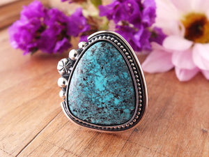 Webbed Turquoise Ring or Pendant (Choose Your Size)