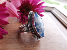 Load image into Gallery viewer, Plume Agate Doublet Ring or Pendant (Choose Your Size)
