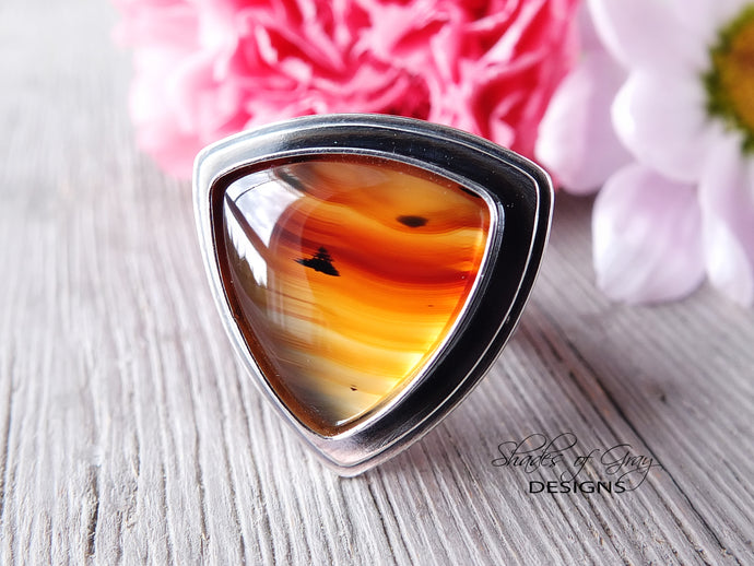 Montana Agate Ring or Pendant (Choose Your Size)