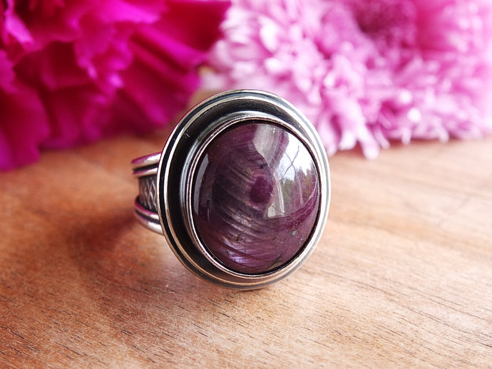 Star Ruby Ring or Pendant (Choose Your Size)