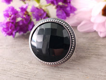 Load image into Gallery viewer, Rose Cut Black Onyx Ring or Pendant (Choose Your Size)