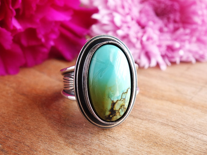 Hubei Turquoise Ring or Pendant (Choose Your Size)