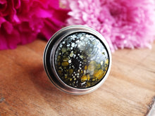 Load image into Gallery viewer, Luna Oscura/Dark Moon Stone Ring or Pendant (Choose Your Size)