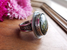 Load image into Gallery viewer, Luna Oscura/Dark Moon Stone Ring or Pendant (Choose Your Size)