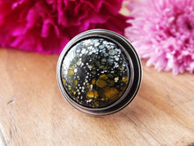 Load image into Gallery viewer, Luna Oscura/Dark Moon Stone Ring or Pendant (Choose Your Size)