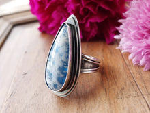 Load image into Gallery viewer, Plume Agate Doublet Ring or Pendant (Choose Your Size)