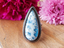 Load image into Gallery viewer, Plume Agate Doublet Ring or Pendant (Choose Your Size)
