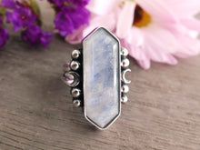 Load image into Gallery viewer, Rainbow Moonstone Ring or Pendant (Choose Your Size)
